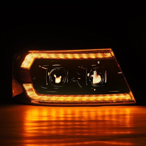 AlphaRex 04-08 Ford F150 PRO-Series Projector Headlights Chrome w/ Sequential Signal and DRL - Image 4