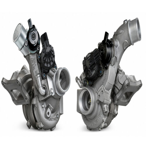 Alternative view of Garrett 2022+ Nissan 400Z 3.0L MGT1446Z Powermax Turbocharger (Left & Right Side)