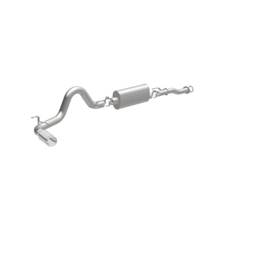 Alternative view of MagnaFlow 19291 Cat-Back 2016 Toyota Tacoma 3.5L V6 SS 3in Single Pass Side Exit Rear 4in Tip
