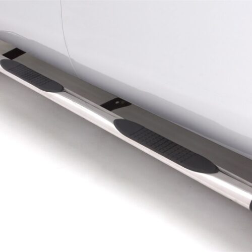 Lund 23578176 05-23 Nissan Frontier Crew Cab 4in. Oval Straight SS Nerf Bars - Polished - Image 4