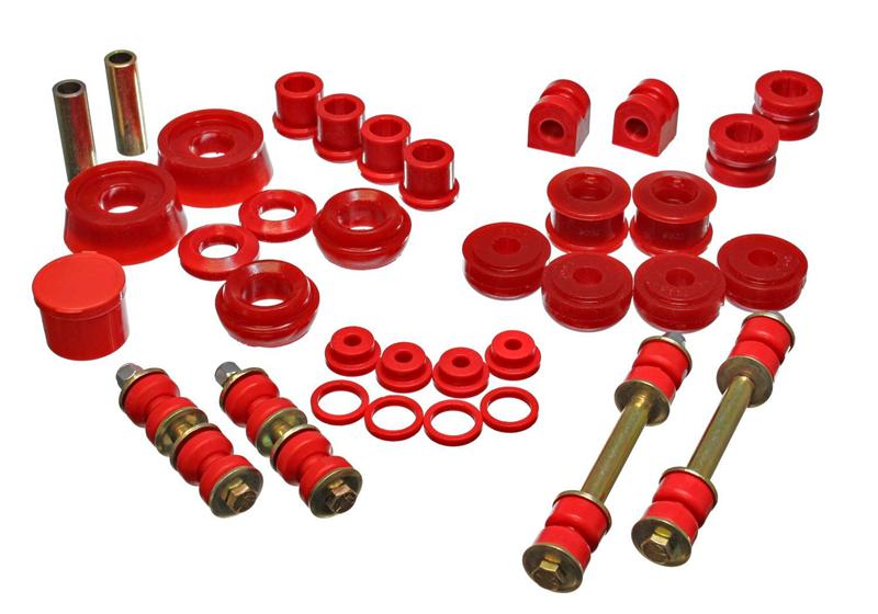 Energy Suspension 03-05 Dodge SRT-4 FWD Red Hyper-flex Master Bushing Set - Image 3