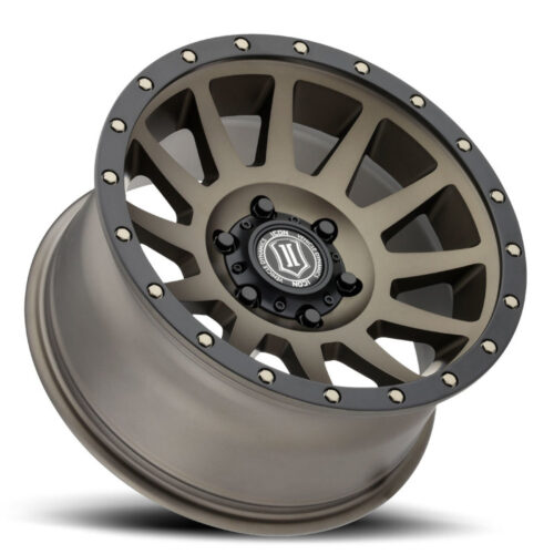 Alternative view of ICON Compression 17x8.5 6x5.5 25mm Offset 5.75in BS 95.1mm Bore Bronze Wheel