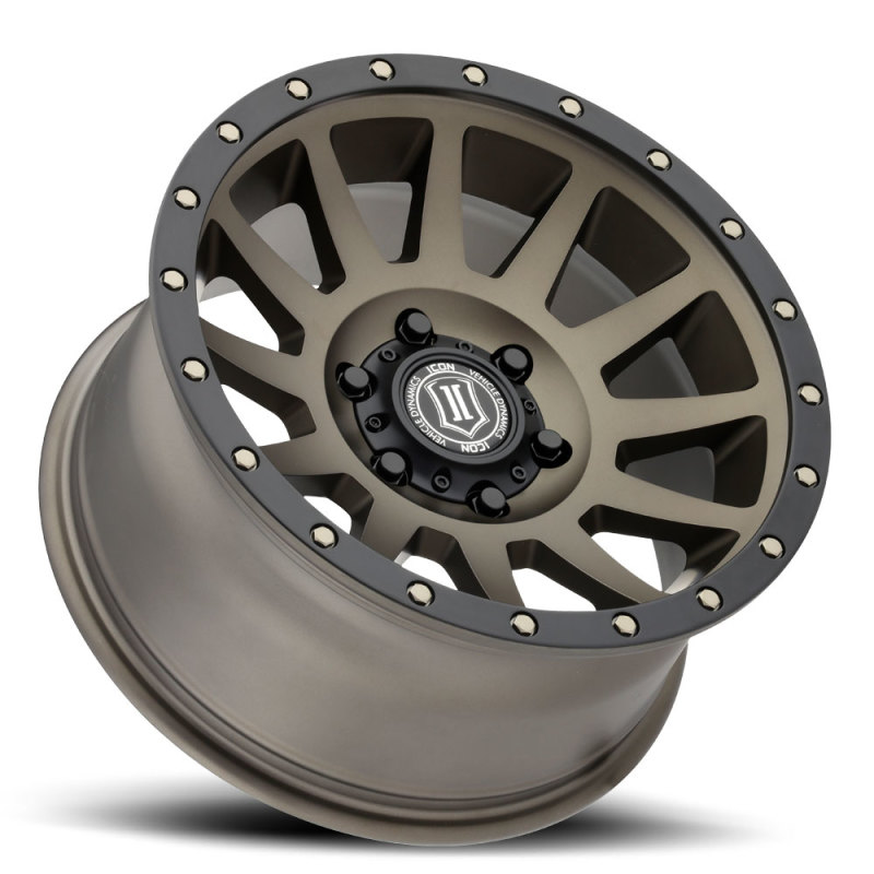 ICON 2017859057BR Compression 17x8.5 6x5.5 25mm Offset 5.75in BS 95.1mm Bore Bronze Wheel - Image 2