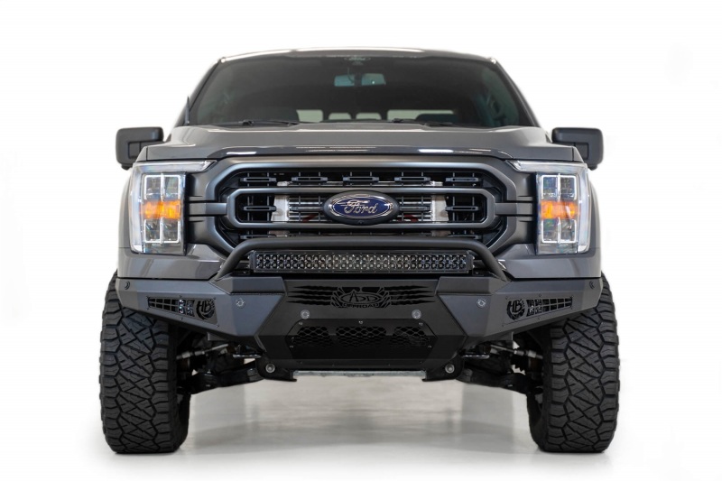 Addictive Desert Designs 2021 Ford F-150 HoneyBadger Front Bumper w/o Top Hoop - Image 4
