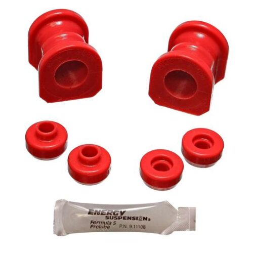 Alternative view of Energy Suspension 89-94 Nissan 240SX (S13) Red 24mm Front Sway Bar Bushing Set