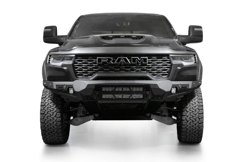 Addictive Desert Designs 25+ RAM 1500 RHO Bomber Front Bumper (20 Inch Lights) - Image 2