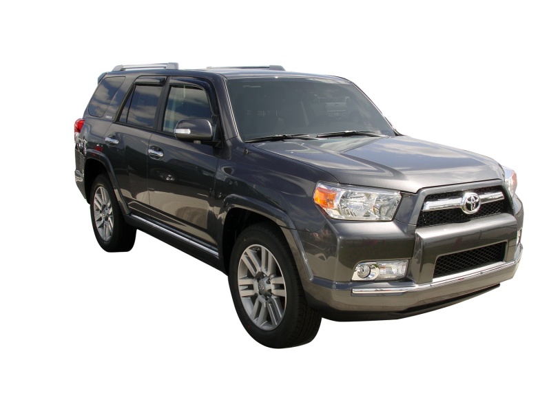 AVS 10-18 Toyota 4Runner Ventvisor Outside Mount Window Deflectors 4pc - Smoke - Image 4