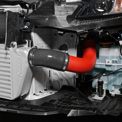 PERRIN 22-26 Subaru WRX Front Mount Intercooler Kit (Red Tubes & Silver Core) - Image 7