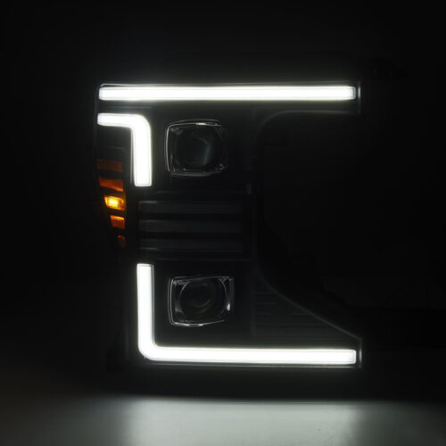 AlphaRex 880344 20-22 Ford F150 Pro-Series Projector Headlights Black w/ Activation Light / Seq. Sig. / DRL - Image 5