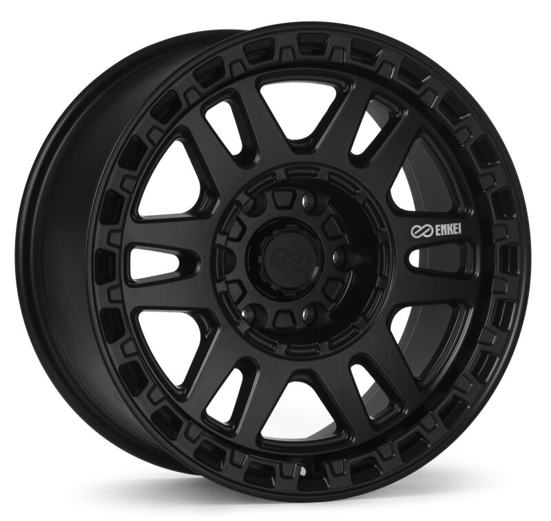 Enkei Trail-Tracker 18x9 / 6x139.7 BP / ET42 / 106.1mm Bore - Matte Black Wheel