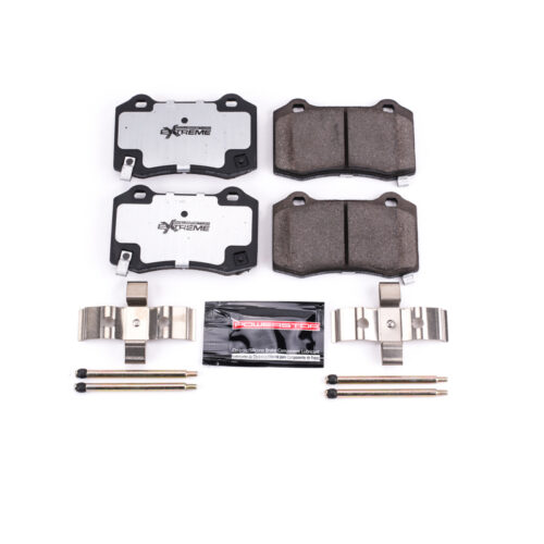 Power Stop 12-23 Dodge Charger Rear Z26 Extreme Street Brake Pads w/Hardware - Image 3