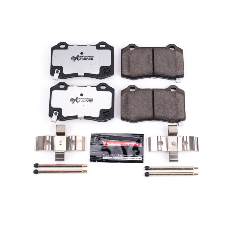 Power Stop 12-23 Dodge Charger Rear Z26 Extreme Street Brake Pads w/Hardware - Image 3