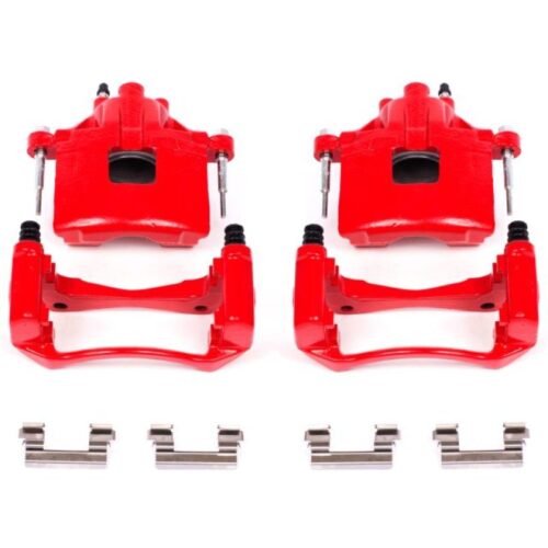 Power Stop 00-05 Buick LeSabre Front Red Calipers w/Brackets - Pair