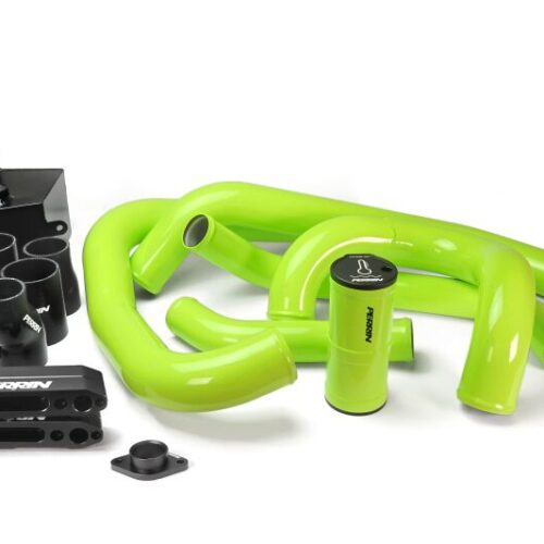 PERRIN 15-21 Subaru WRX Front Mount Intercooler Boost Tube Kit - Neon Yellow
