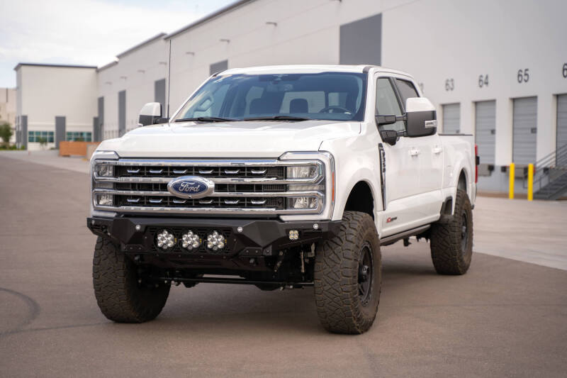 Addictive Desert Designs F810014100103 2023+ Ford F-250/F-350 Bomber Front Bumper (w/ 3 Baja Designs LP6 Mounts) - Image 2