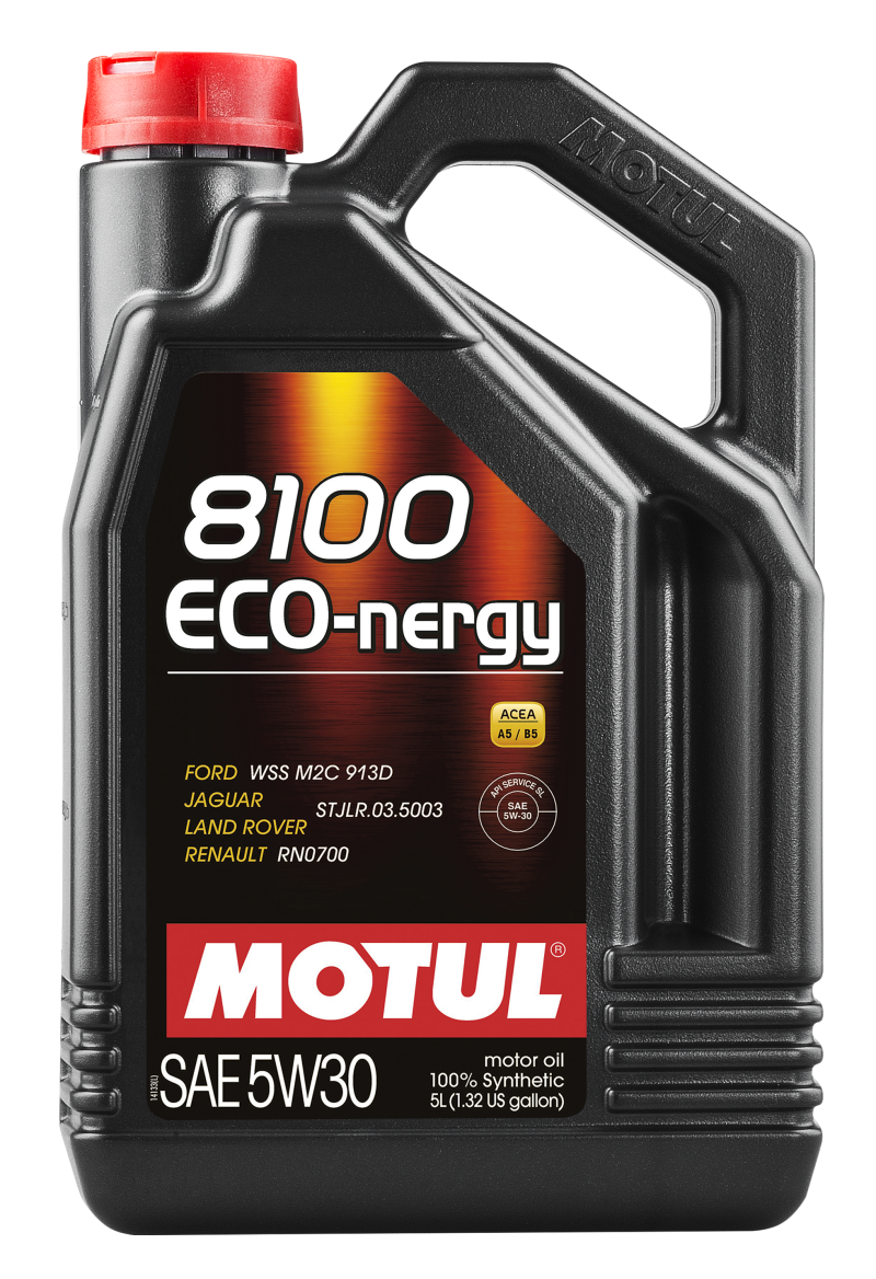 Motul 5L Synthetic Engine Oil 8100 5W30 ECO-NERGY - Ford 913C - Image 2