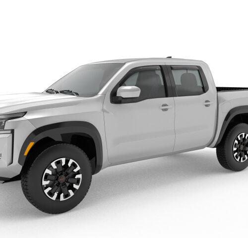 Alternative view of AVS 2022 Nissan Frontier Crew Cab Ventvisor In-Channel Window Deflectors - 4pc - Smoke