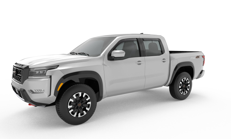 AVS 194788 2022 Nissan Frontier Crew Cab Ventvisor In-Channel Window Deflectors - 4pc - Smoke - Image 2
