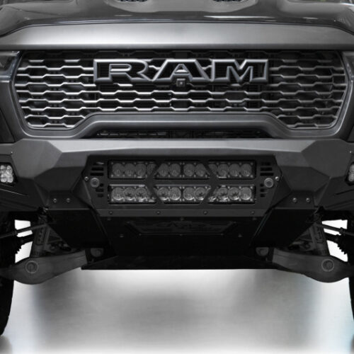 Addictive Desert Designs 25+ RAM 1500 RHO Bomber Front Bumper (20 Inch Lights) - Image 3