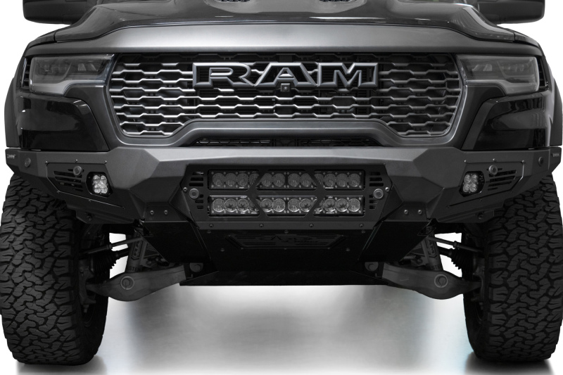 Addictive Desert Designs 25+ RAM 1500 RHO Bomber Front Bumper (20 Inch Lights) - Image 3