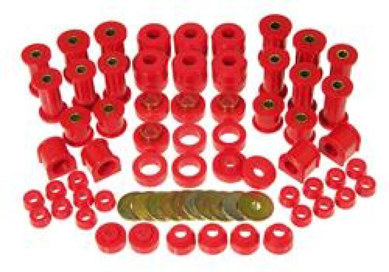 Prothane 1-2005 87-96 Jeep Wrangler Total Kit - Red