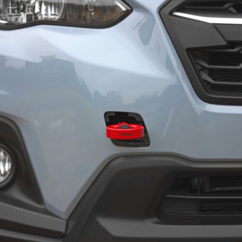 PERRIN 22-26 Subaru WRX / 18-23 Crosstrek / 20-25 OBXT / 17-23 Impreza Tow Hook Kit (Front) - Red - Image 6