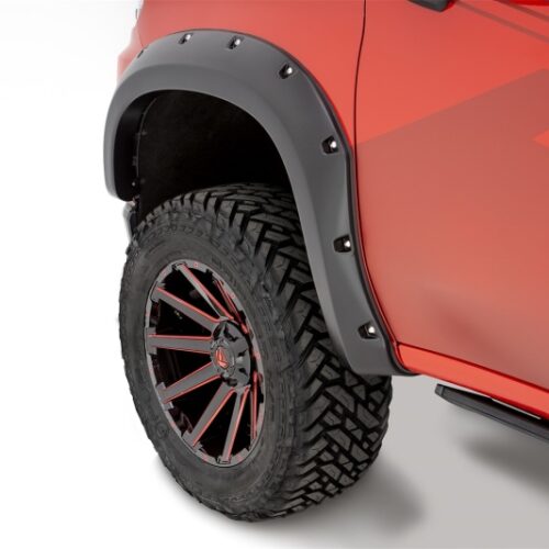 Bushwacker 40927-02 19-21 Chevrolet Silverado 1500 Pocket Style Flares 4pc - Black - Image 5
