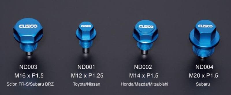 Cusco 00B 001 ND03 Neodymium Magnetic Drain Bolt - FRS/BRZ