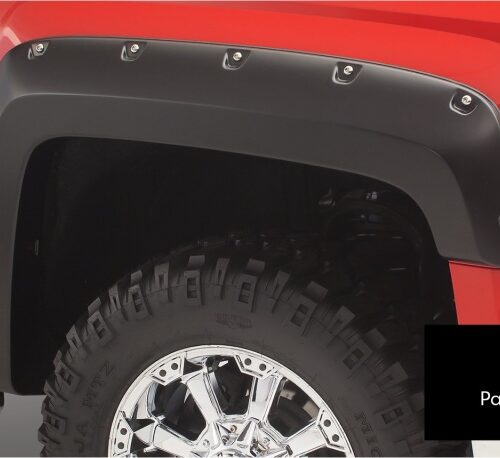 Alternative view of Bushwacker 16-18 Chevy Silverado 1500 Fleetside Pocket Style Flares 4pc 69.3in Bed - Black