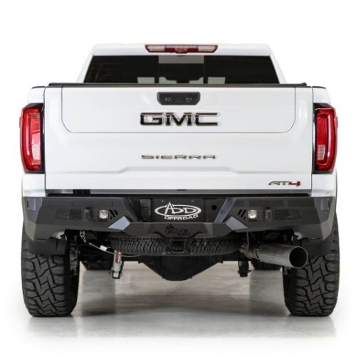 Alternative view of Addictive Desert Designs 2020 GM Sierra/Silverado 2500 Bomber HD Rear Bumper w/ Blind Spot Mounts