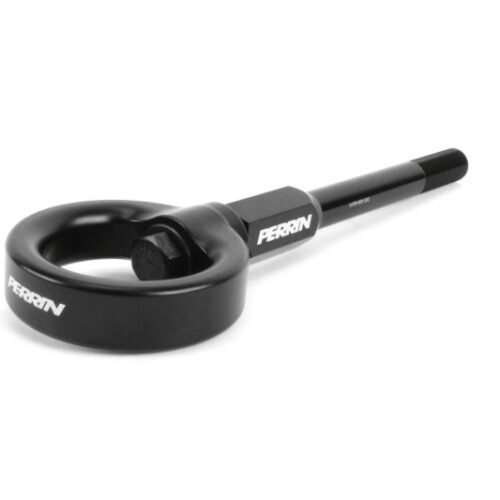 PERRIN 02-07 Subaru WRX/STI Tow Hook Kit (Front) - Flat Black