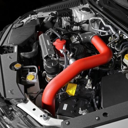 PERRIN 22-26 Subaru WRX Front Mount Intercooler Kit (Red Tubes & Silver Core) - Image 2