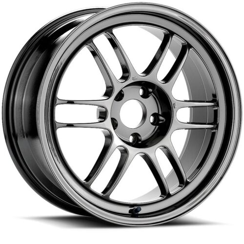Alternative view of Enkei RPF1 15x8 4x100 28mm Offset 5 Hub Bore Black Wheel - 11.64Lbs