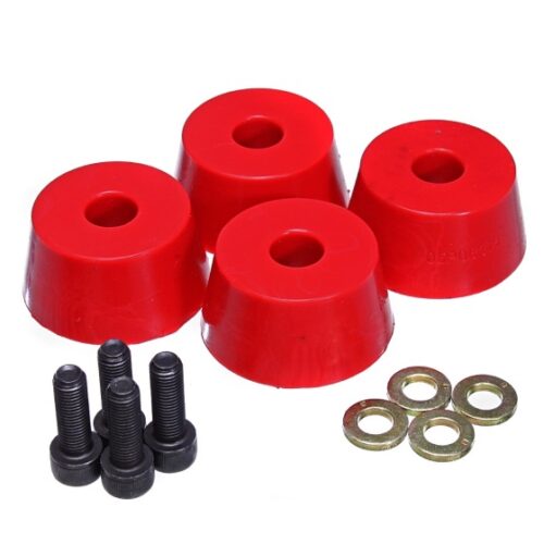 Energy Suspension 8.9103R 96-02 Toyota 4Runner Front Hyper Flex Red Bump Stop Set