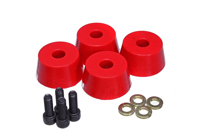 Energy Suspension 8.9103R 96-02 Toyota 4Runner Front Hyper Flex Red Bump Stop Set