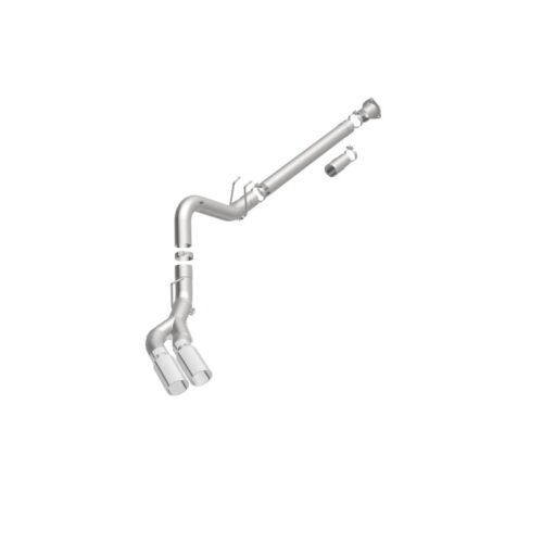 Alternative view of MagnaFlow 17873 08-17 Ford F-250/F-350/F-450 4.6L/6.7 DPF-Back SS 4in Dual Single Passenger Side Rear Exit
