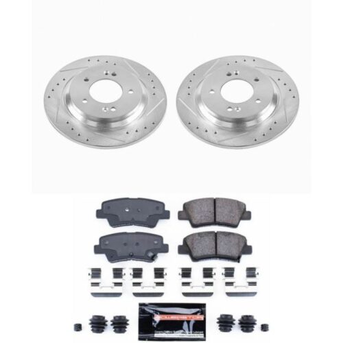 Power Stop 2015 Hyundai Sonata Rear Z23 Evolution Sport Brake Kit