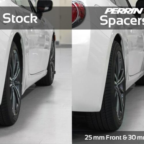 PERRIN 02-14 Subaru WRX / 2004 STI / 13-25 BRZ & Toyota GR86 25mm Wheel Spacers 5x100 56mm CB - Pair - Image 9