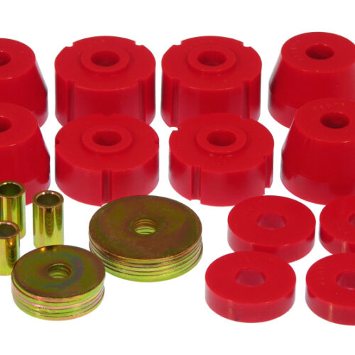 Prothane 72-85 Dodge Truck Body Mounts - Red