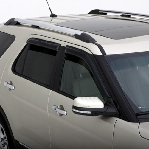 Alternative view of AVS 11-18 Ford Explorer Ventvisor Outside Mount Window Deflectors 4pc - Smoke