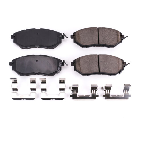 Power Stop 06-07 Subaru B9 Tribeca Front Z17 Evolution Ceramic Brake Pads w/Hardware - Image 2