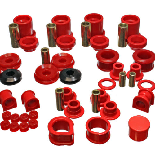 Energy Suspension 90-96 Nissan 300ZX Red Hyper-Flex Master Bushing Set (Sway bar end link bushings a - Image 5
