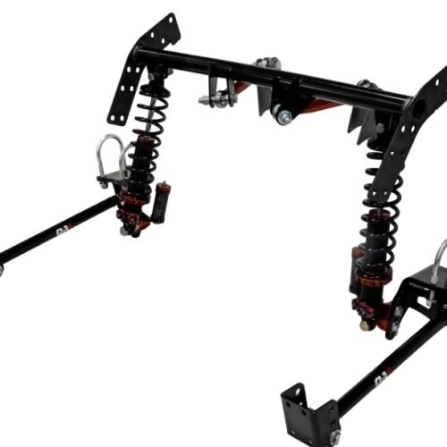 Alternative view of QA1 68-70 Mopar B-Body Rear 4-Link Mod Series Suspension System - 8 3/4in Housing