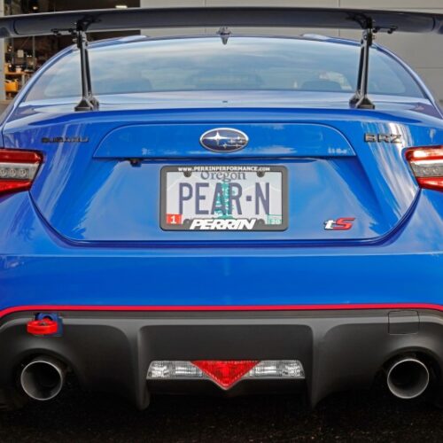 PERRIN 13-26 Subaru BRZ / 13-20 Scion FRS & Toyota 86 / 22-26 GR86 Tow Hook Kit (Rear) - Red