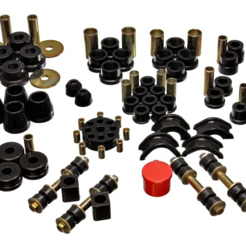 Energy Suspension 7.18102G 74-78 Nissan 260Z/280Z Black Hyper-Flex Master Bushing Set