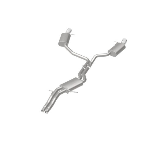 Alternative view of MagnaFlow 19159 Sys C/B 12-15 Audi A6 / A7 3.0L V6 SS 2.5in Dual Split Rear Ext 4in Tips