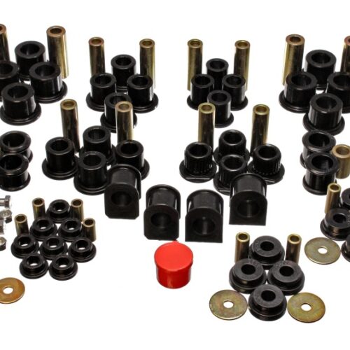 Energy Suspension 4.18124G 99-04 Ford F-250 4WD Superduty Black Hyper-flex Master Bushing Set