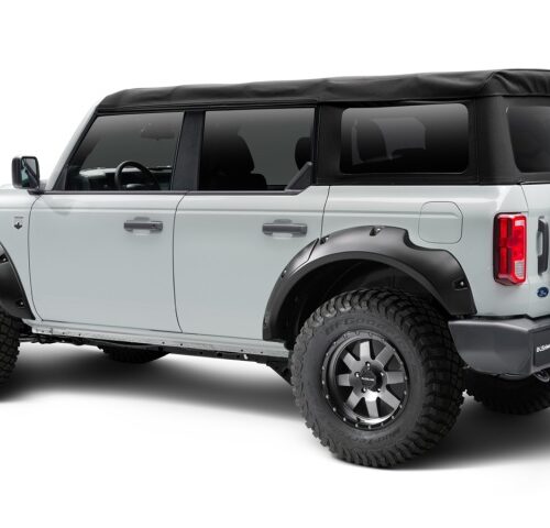 Bushwacker 2021+ Ford Bronco 4-Door Pocket Style Flares 4pc - Black - Image 3