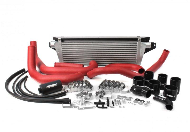 PERRIN 08-14 Subaru WRX Front Mount Intercooler Boost Tubes + Hardware - Black Tubes - Image 2