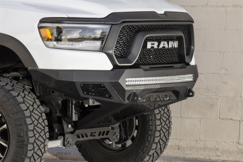 Addictive Desert Designs F611402770103 2019 Ram Rebel 1500 Stealth Fighter Fr Bumper w/Parking Sensor Cutouts - Image 2